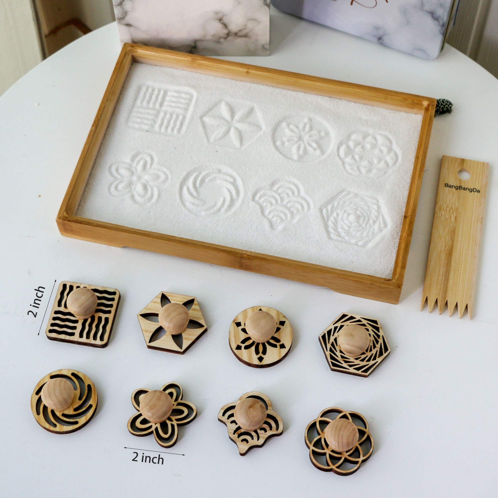 オールド　ハンドメイドMINO CRAFT サスケSP(サスペンド) Amazon.com: BangBangDa Zen Garden Stamps Rake Gifts - Patterns